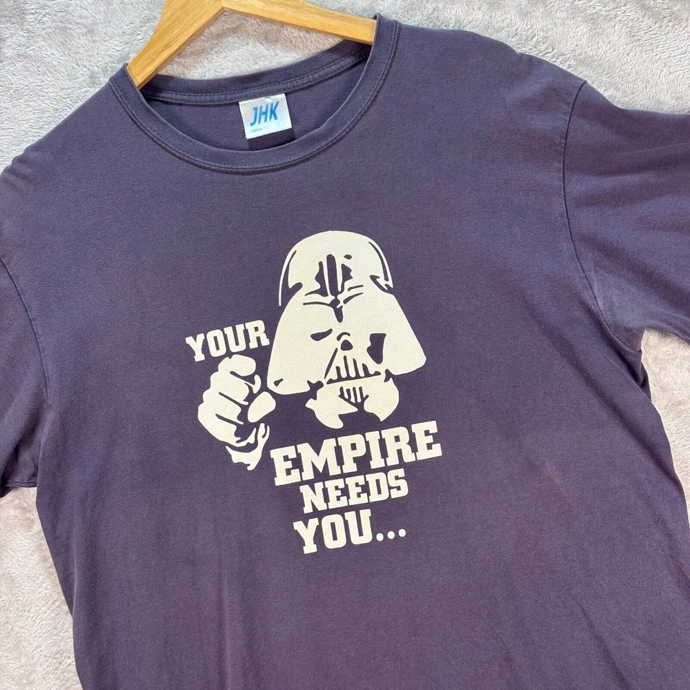 JHK Star Wars Darth Vader Your Empire Needs You Graphic T-Shirt Men's Sz‎ Large